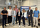 Besuch im Bioraffinerie-Technikum der Universität Hohenheim. V.l.: Manuel Hailfinger MdL Maximilian Bolz, Philipp Konnerth, Alexander Möndel, Ministerin Marion Gentges, Dr. Katrin Scheffer, Prof. Dr. Alexander Schaum und Dr. Wilfried Hermann. | Bildquelle: Universität Hohenheim / Andreas Lemmer