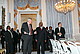 Walk through the Hohenheim Castle: Rector Prof. Dr. Hans-Peter Liebig with the President of Mozambique H. E. Armando Emílio Guebuza