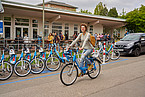 One of the reasons for the popularity of the University of Hohenheim as an employer is probably its bicycle-friendliness. | Picture source: University of Hohenheim / Jan Winkler